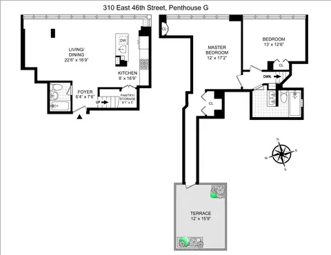 310 E 46th St #PHG, New York, NY 10017