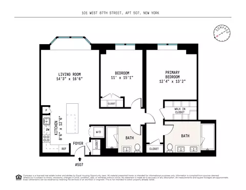 101 W 87th St #507, New York, NY 10024