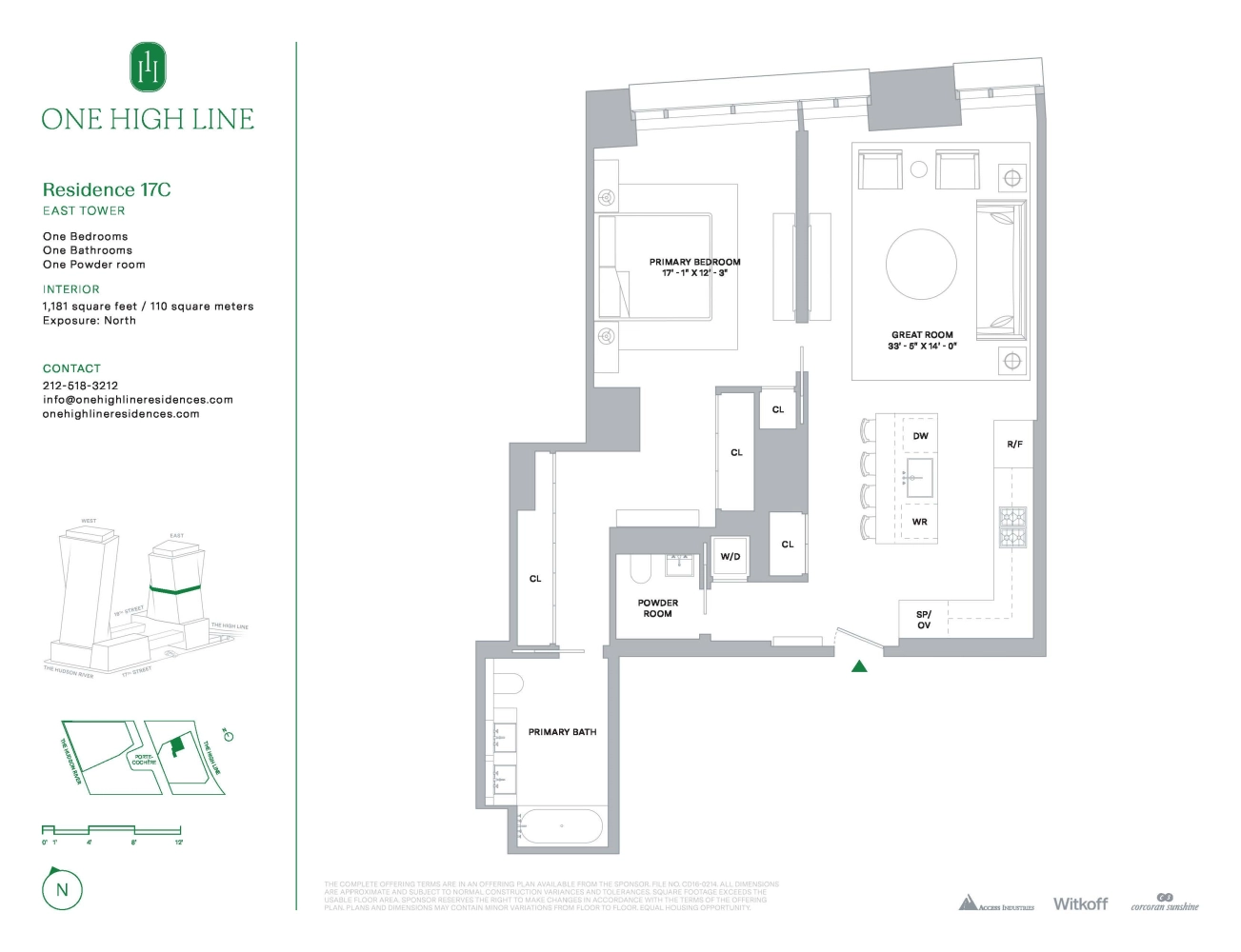 500 W 18th St Unit EAST 17C  