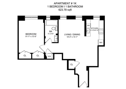 78-86 Thayer St #1-K, New York, NY 10040