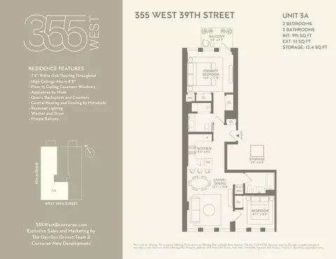 355 W 39th St #3A, New York, NY 10018