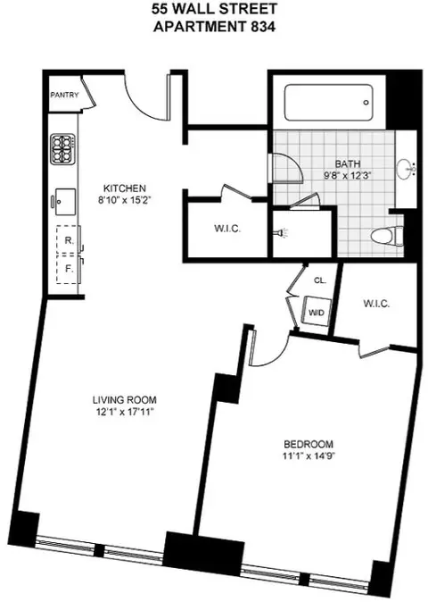 55 Wall St #834, New York, NY 10005