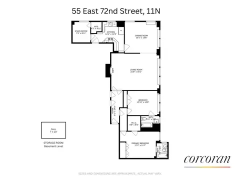 55 E 72nd St #11N, New York, NY 10021