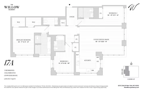 201 E 23rd St #17A, New York, NY 10010