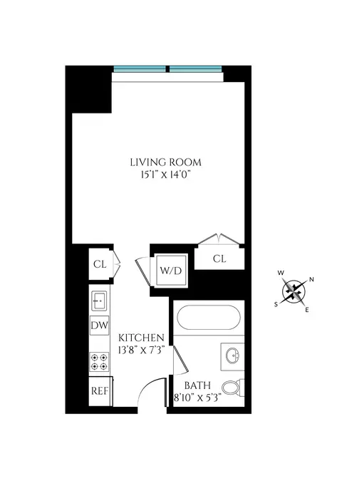 75 Wall St #38J, New York, NY 10005
