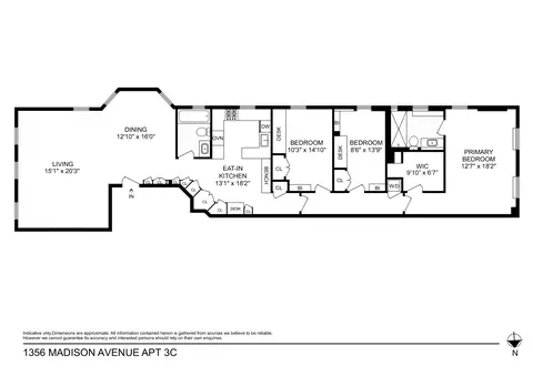1356 Madison Ave #3S, New York, NY 10128