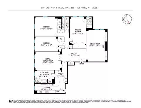 136 E 64th St #11E, New York, NY 10065