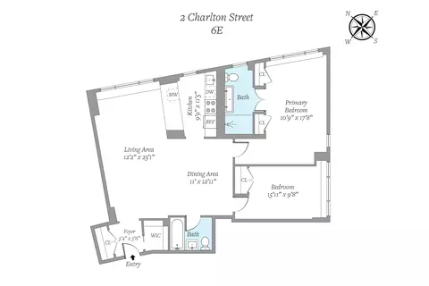2 Charlton St #6E, New York, NY 10014
