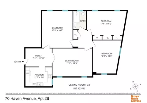 70 Haven Ave #2B, New York, NY 10032