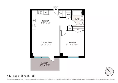 147 Hope St #3F, Brooklyn, NY 11211