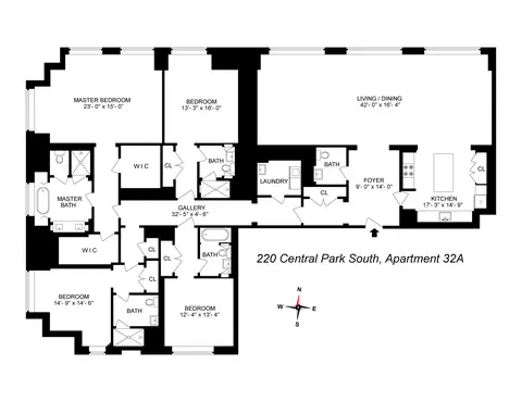 220 Central Park S #32A, New York, NY 10019