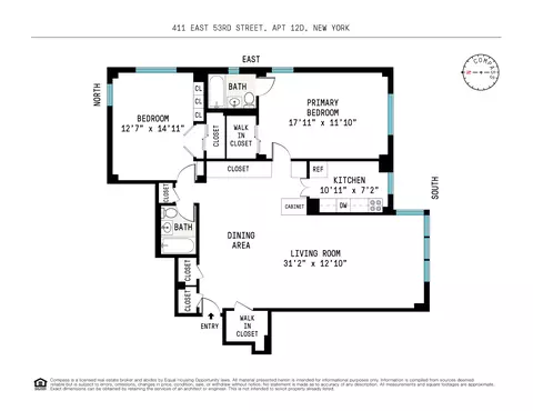 411 E 53rd St #12D, New York, NY 10022