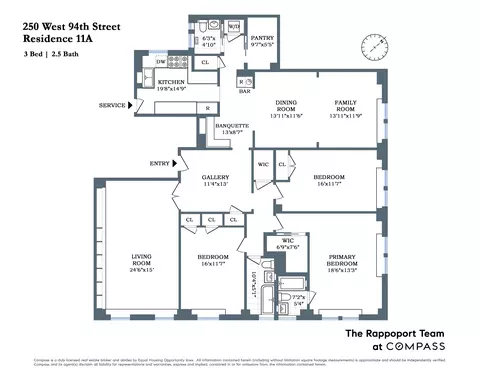 250 W 94th St #11A, New York, NY 10025