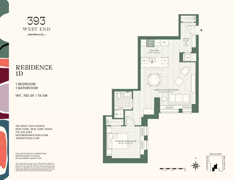 393 W End Ave #1D, New York, NY 10024