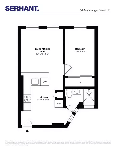 64 Macdougal St #15, New York, NY 10012