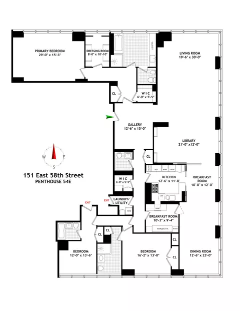 151 E 58th St #PH54E, New York, NY 10022