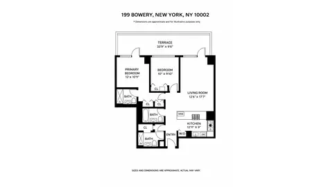 199 Bowery #2D, New York, NY 10002