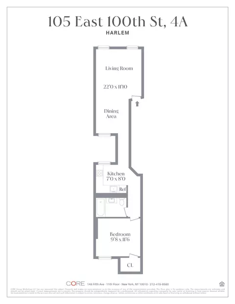 105 E 100th St #4A, New York, NY 10029