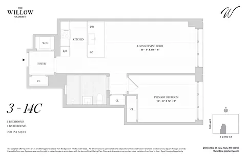 201 E 23rd St #10C, New York, NY 10010