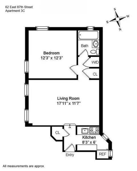 62 E 87th St #3C, New York, NY 10128