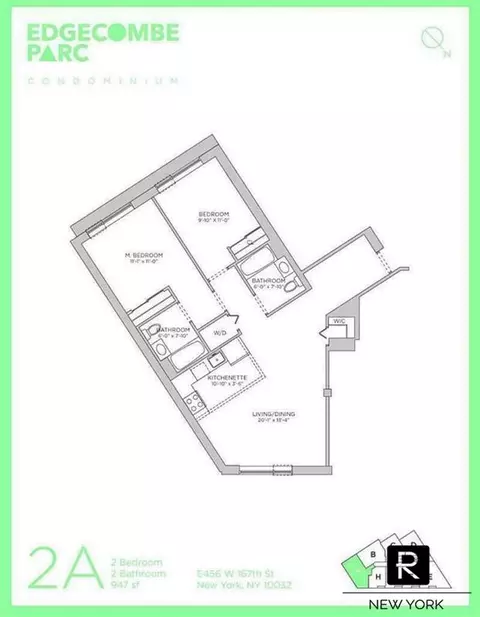 456 W 167th St #2-A, New York, NY 10032