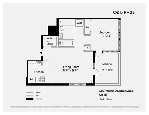 2280 Frederick Douglass Blvd #11E, New York, NY 10027