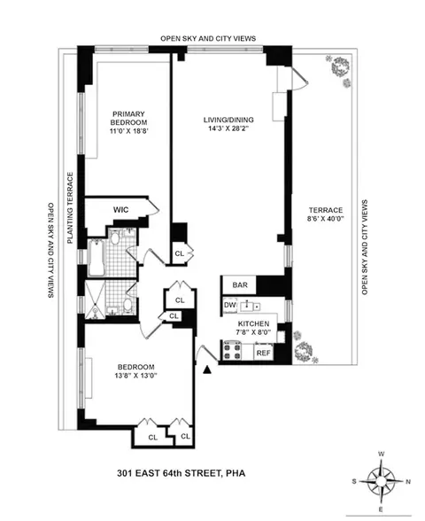301 E 64th St #PH/A, New York, NY 10065