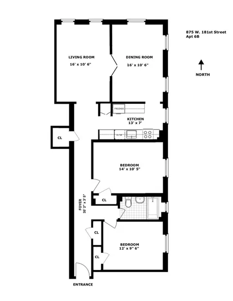 875 W 181st St #6B, New York, NY 10033