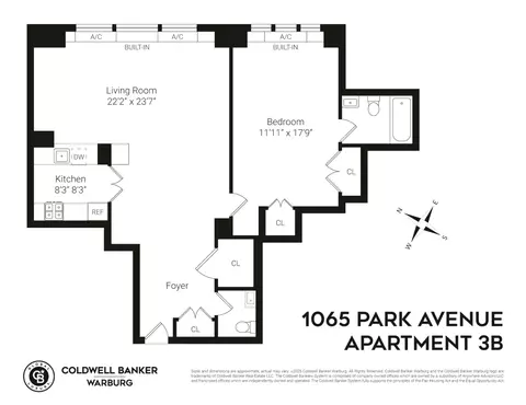 1065 Park Ave #3B, New York, NY 10128