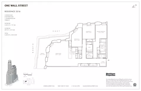 1 Wall St #2516, New York, NY 10005
