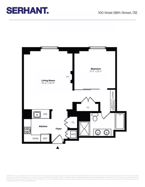 100 W 58th St #13E, New York, NY 10019