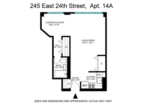 245 E 24th St #14A, New York, NY 10010