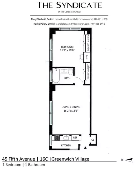45 5th Ave #16C, New York, NY 10003