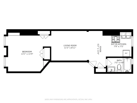 464 W 51st St #3E, New York, NY 10019