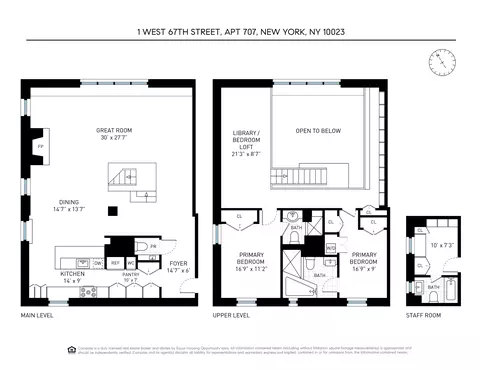 1 W 67th St #707, New York, NY 10023