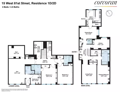 15 W 81st St #1D/2D, New York, NY 10024