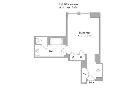 1 Central Park S #1336, New York, NY 10019
