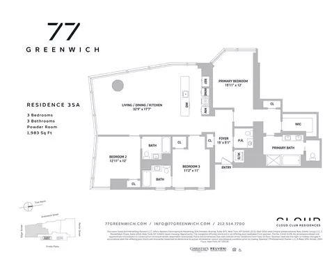 77 Greenwich St #35-A, New York, NY 10006