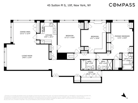 45 Sutton Pl S #10F, New York, NY 10022