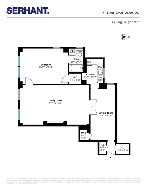 434 E 52nd St #2D, New York, NY 10022