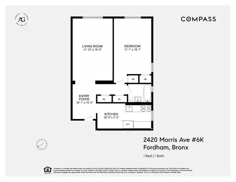 2420 Morris Ave #6K, New York City, NY 10468