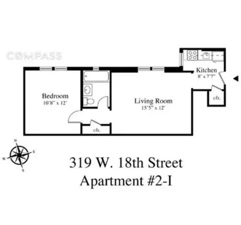 319 W 18th St #2I, New York, NY 10011