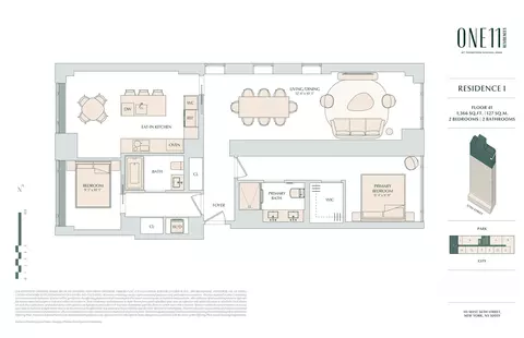 111 W 56th St #41I, New York, NY 10019