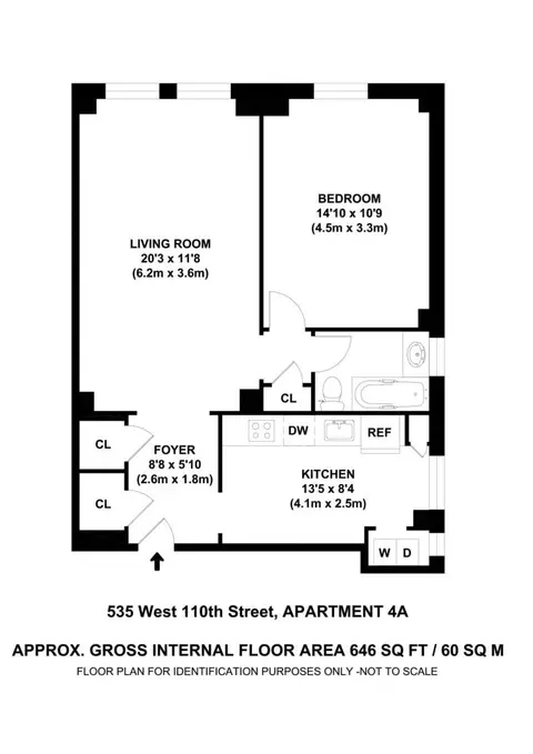 535 W 110th St #4A, New York, NY 10025