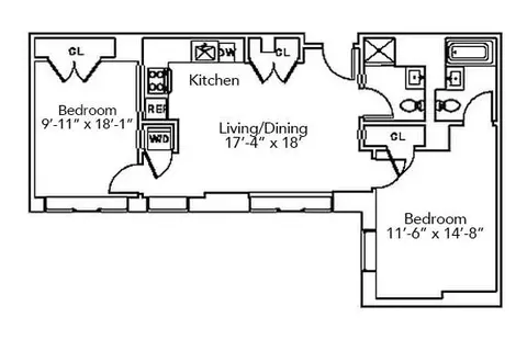 416 W 52nd St #704, New York, NY 10019