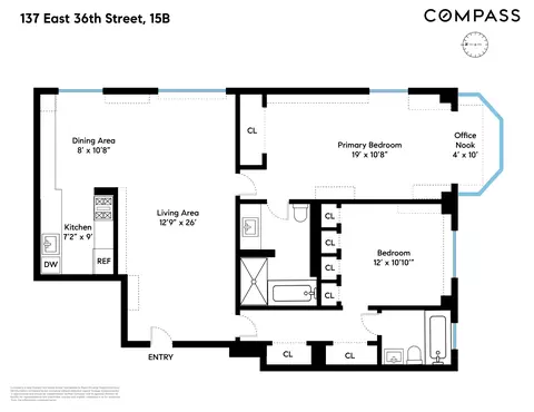137 E 36th St #15B, New York, NY 10016