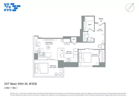 247 W 46th St #308, New York, NY 10036