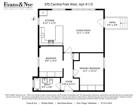370 Central Park W #113, New York, NY 10025