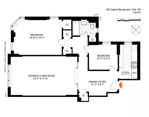 120 Cabrini Blvd #118, New York, NY 10033