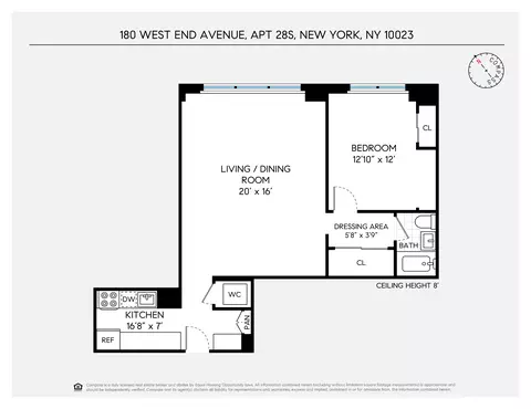 180 W End Ave #28S, New York, NY 10023
